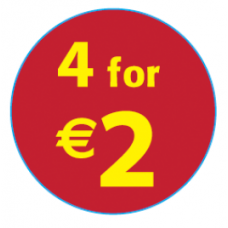 '4 For €2' 