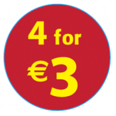 '4 For €3' 