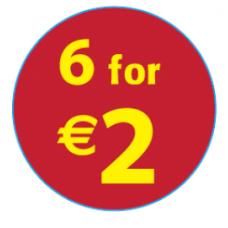 '6 For €2' 